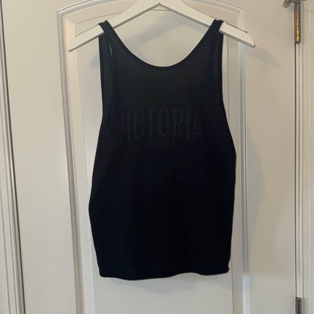 Victoria Sport Black Tank Top - Breathable Athletic Layer